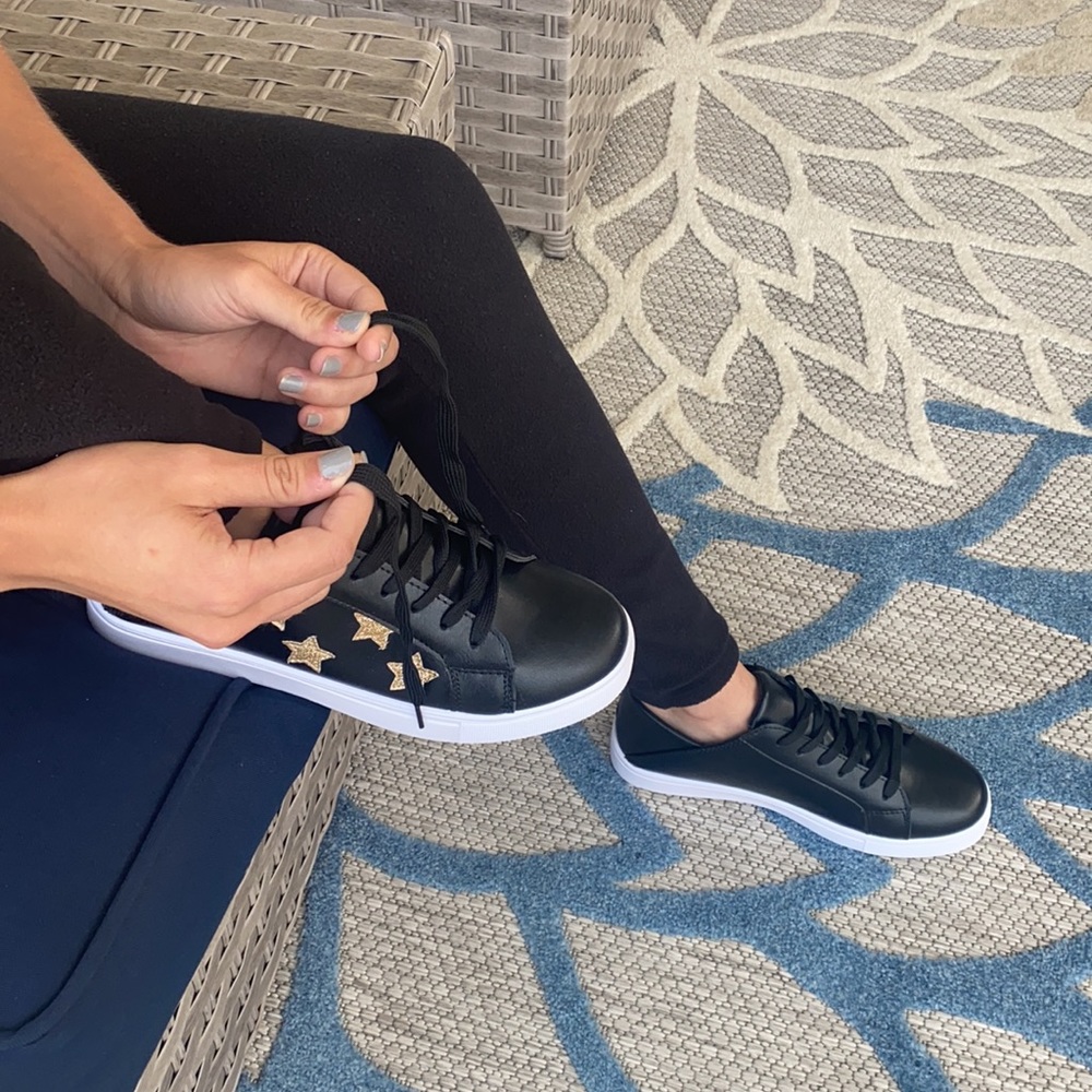 Gold Star Sneakers - Picture 10 of 10